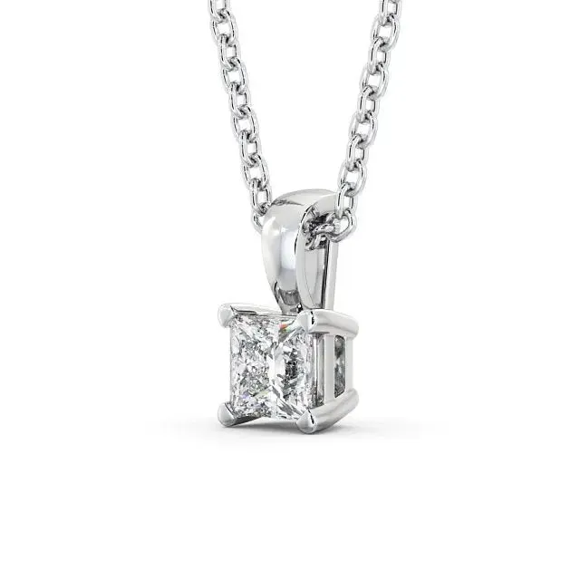 0.20CT Lab Grown Diamond Princess Solitaire  Pendant