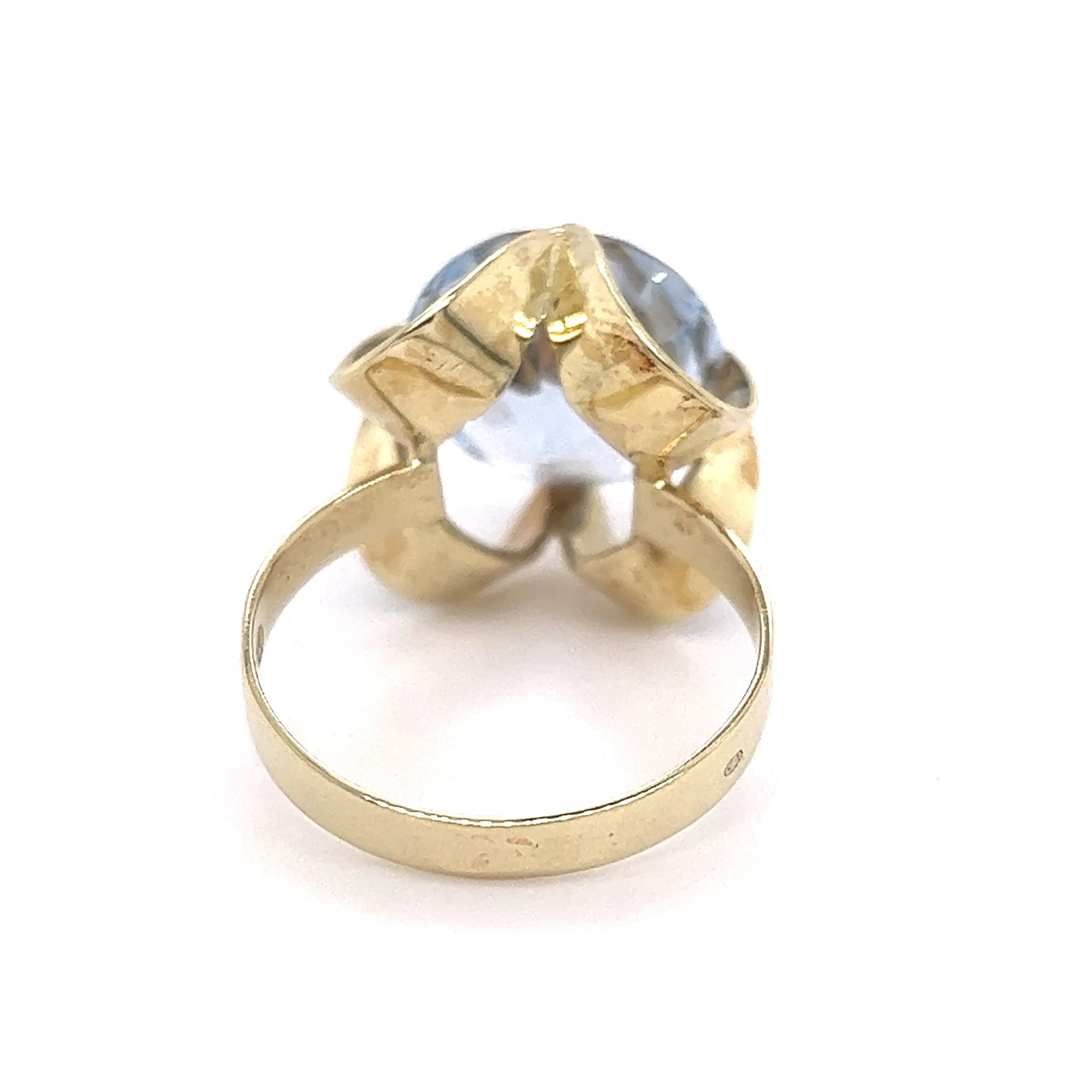14ct Yellow Gold Spinel Cocktail Ring