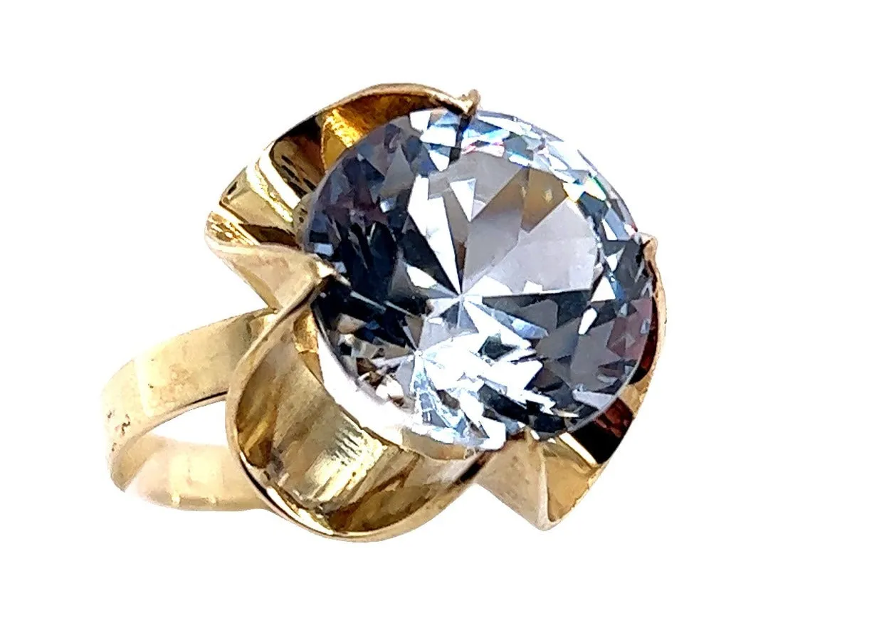 14ct Yellow Gold Spinel Cocktail Ring