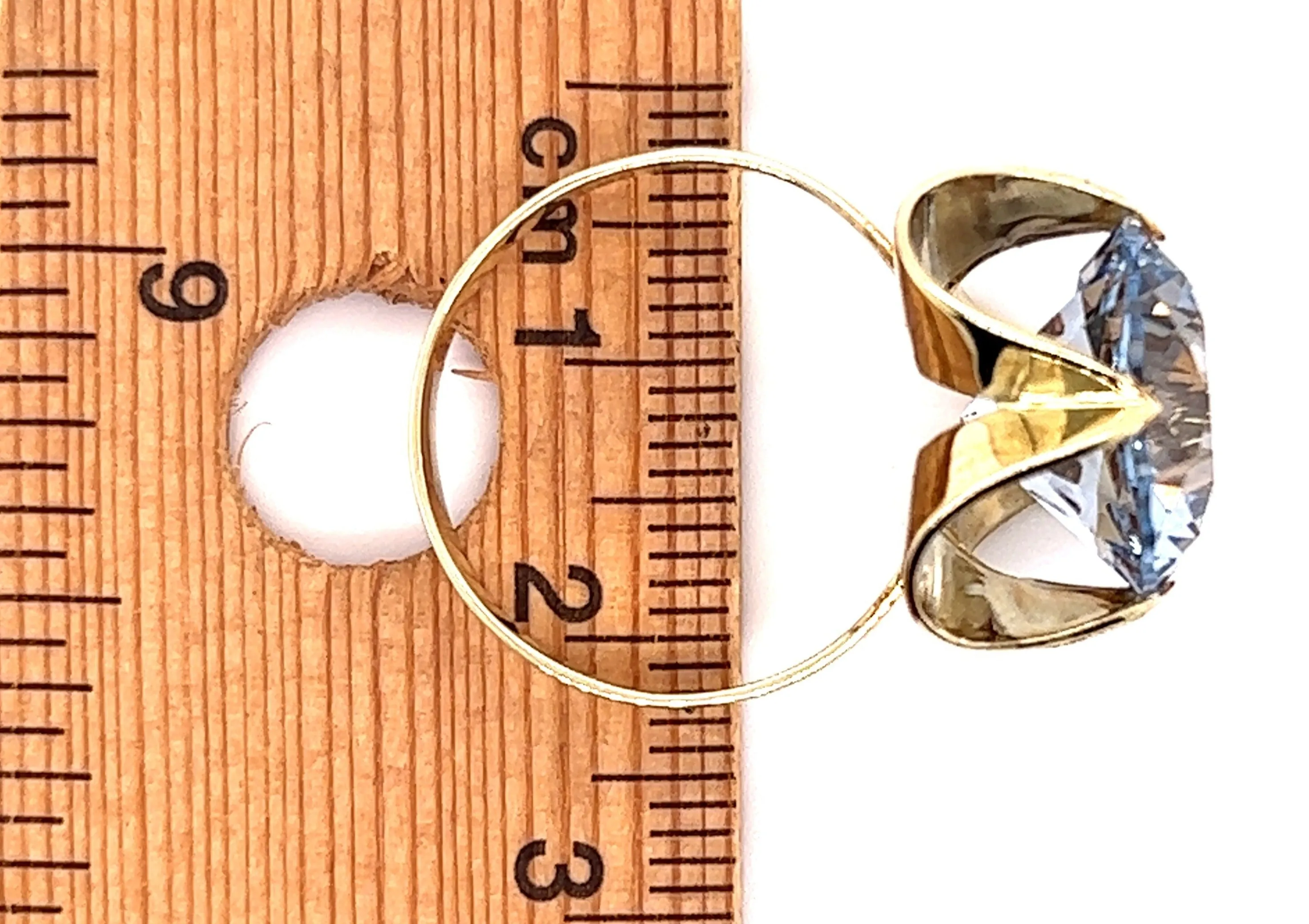 14ct Yellow Gold Spinel Cocktail Ring