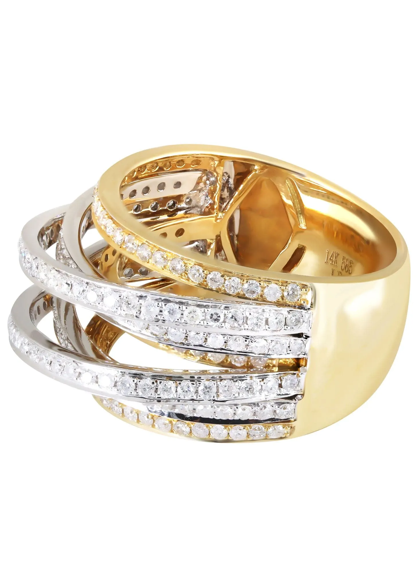 14K Ladies Diamond Cocktail Ring | 1.27 Carats | 9.91 Grams