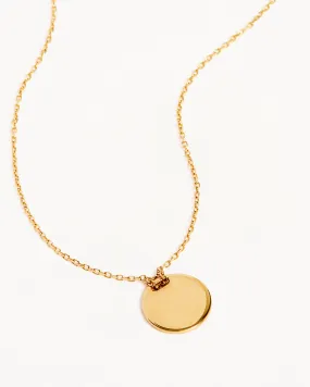 14k Solid Gold Forever And Always Engravable Small Necklace