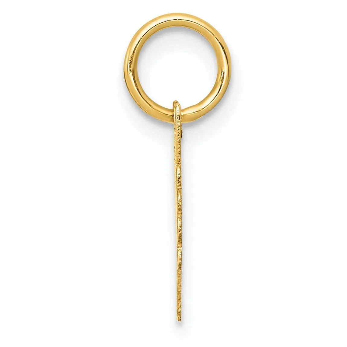 14k Yellow Gold Polished Finish Fox Head Design Charm Pendant