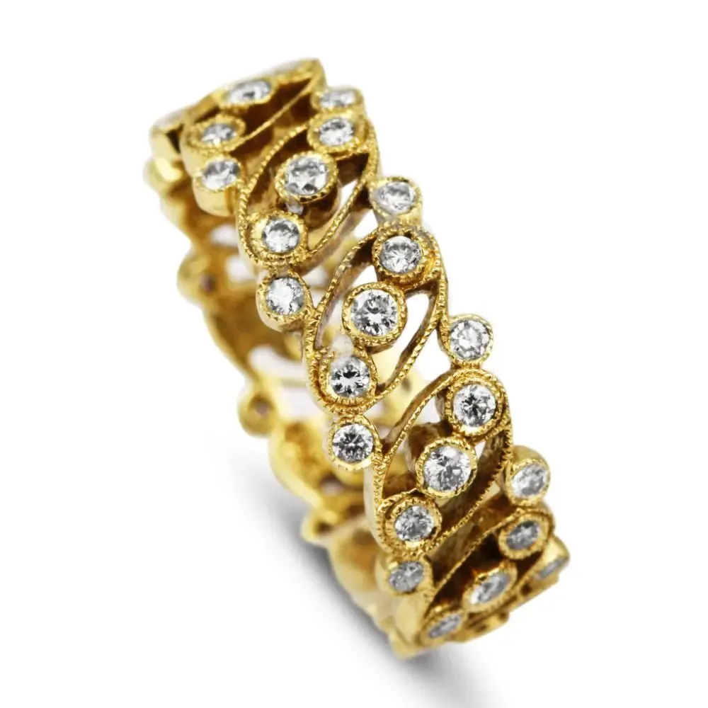 18ct 0.70ct Diamond Band Ring