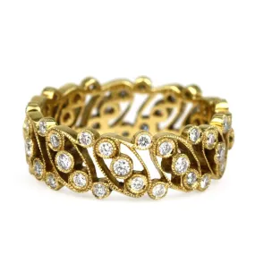 18ct 0.70ct Diamond Band Ring