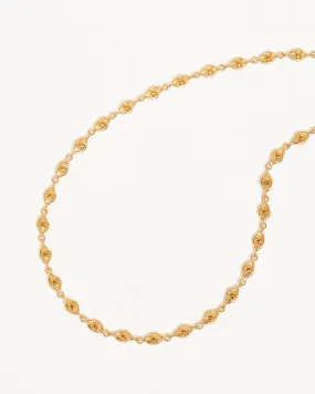 18k Gold Vermeil Lucky Eyes Choker