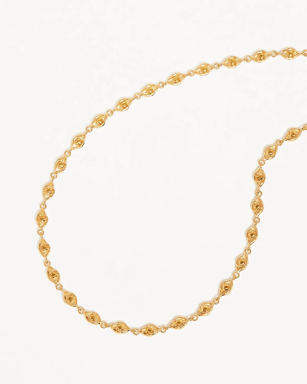 18k Gold Vermeil Lucky Eyes Choker