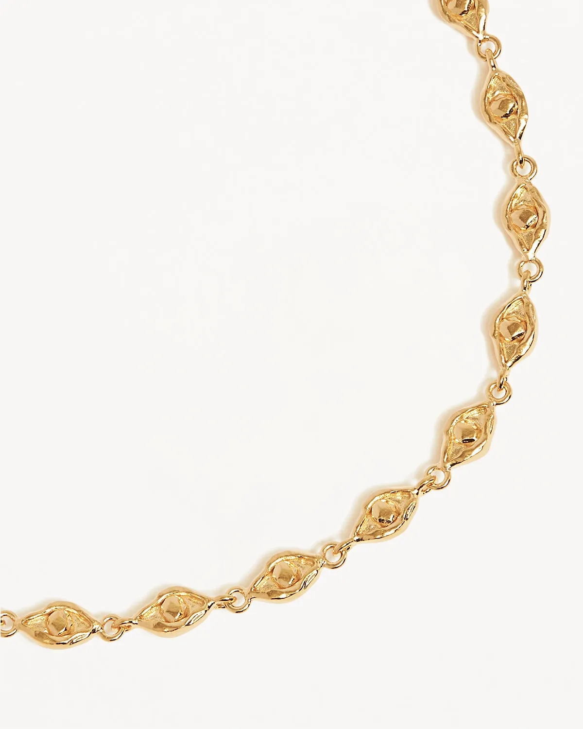 18k Gold Vermeil Lucky Eyes Choker