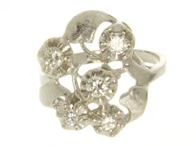 1950s Diamond Cocktail Ring