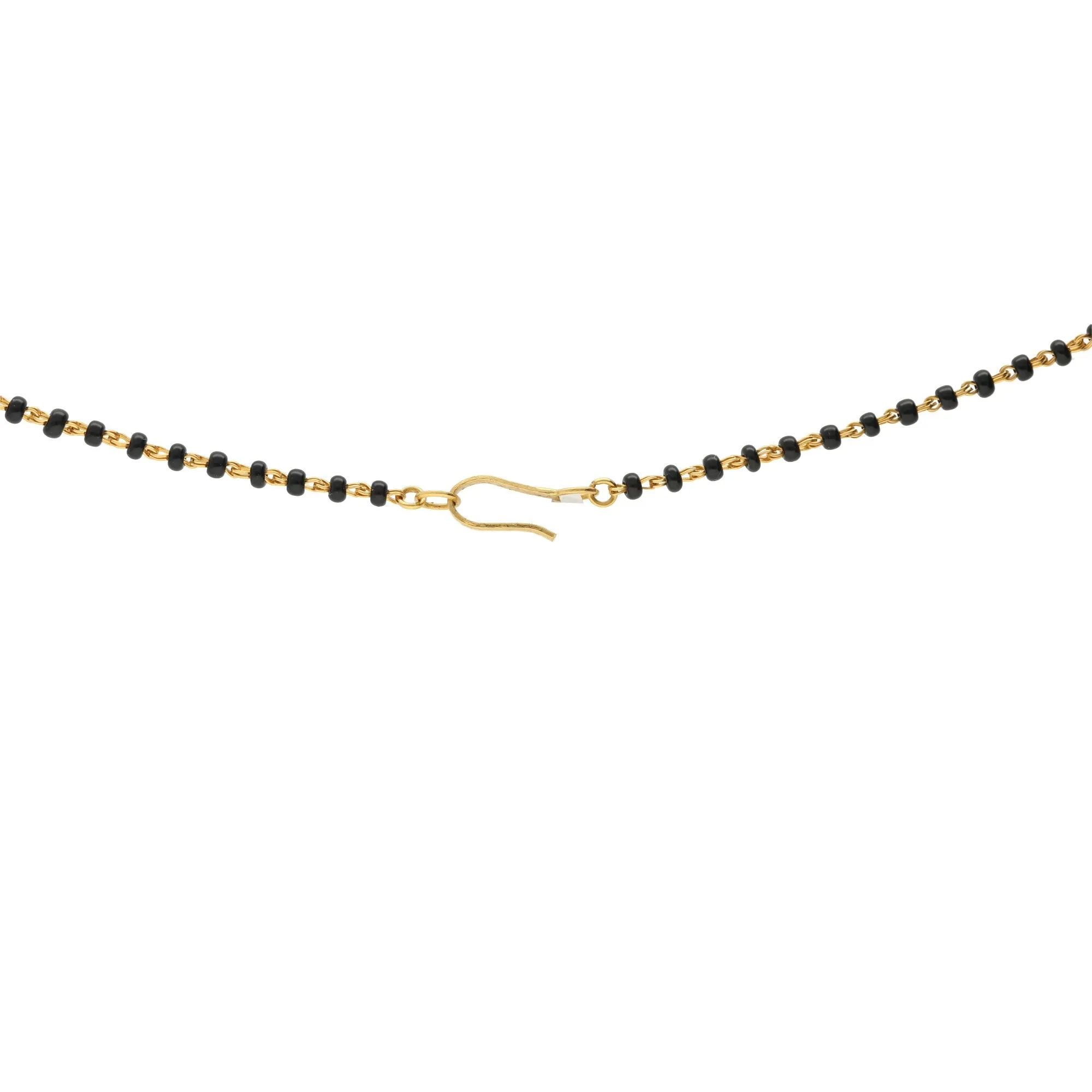 22K Gold Minimalist Mangalsutra Chain Necklace