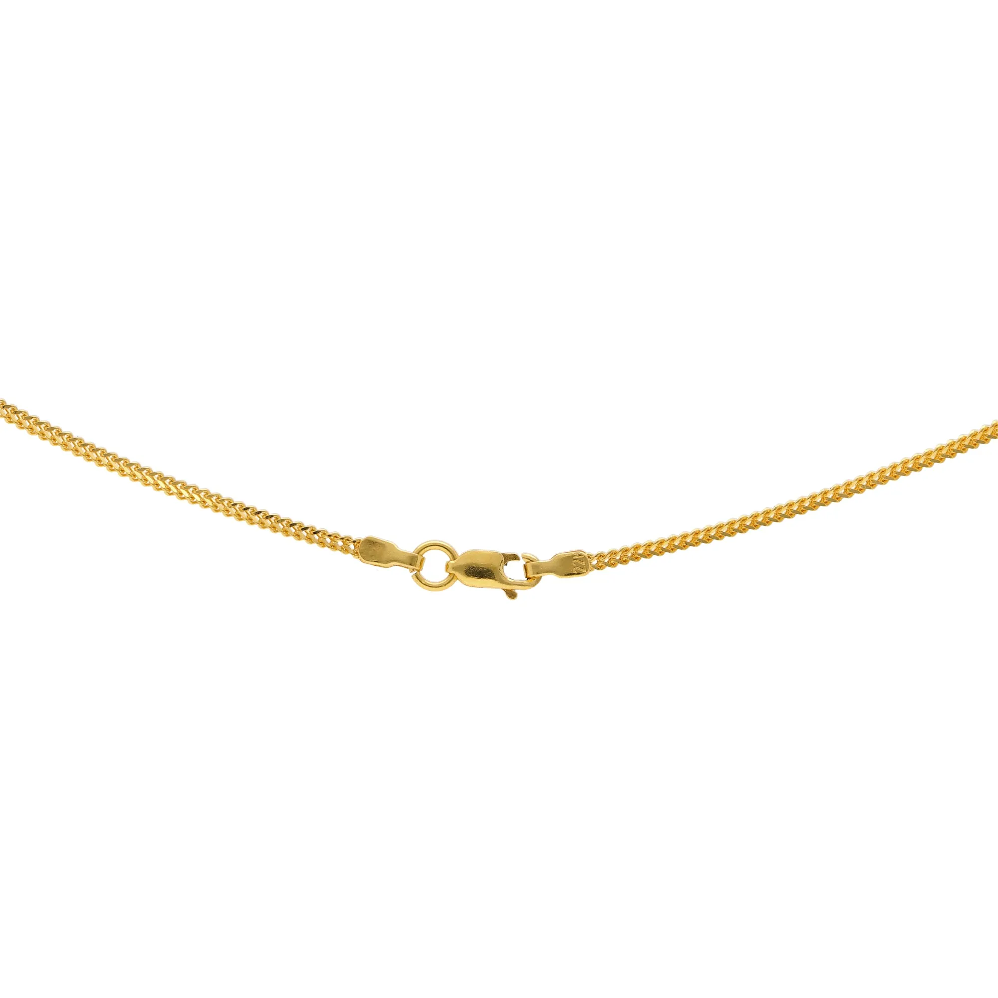 22K Yellow Gold Meenakari Pendant Set (31.5gm)