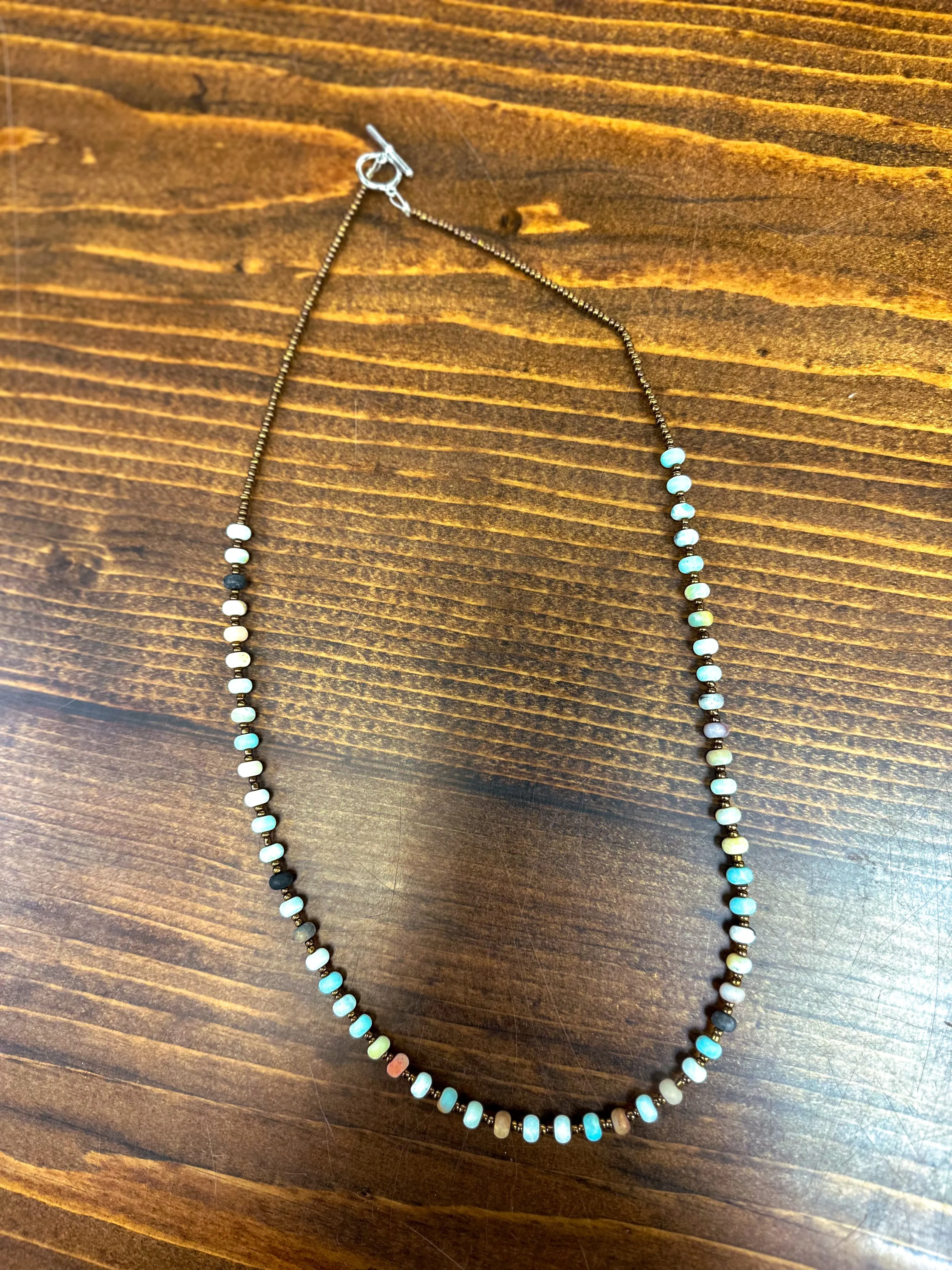 24" Amazonite Beaded Necklace