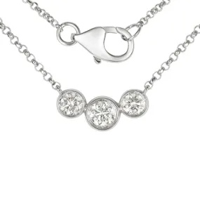 3 Bezel Charm Necklace