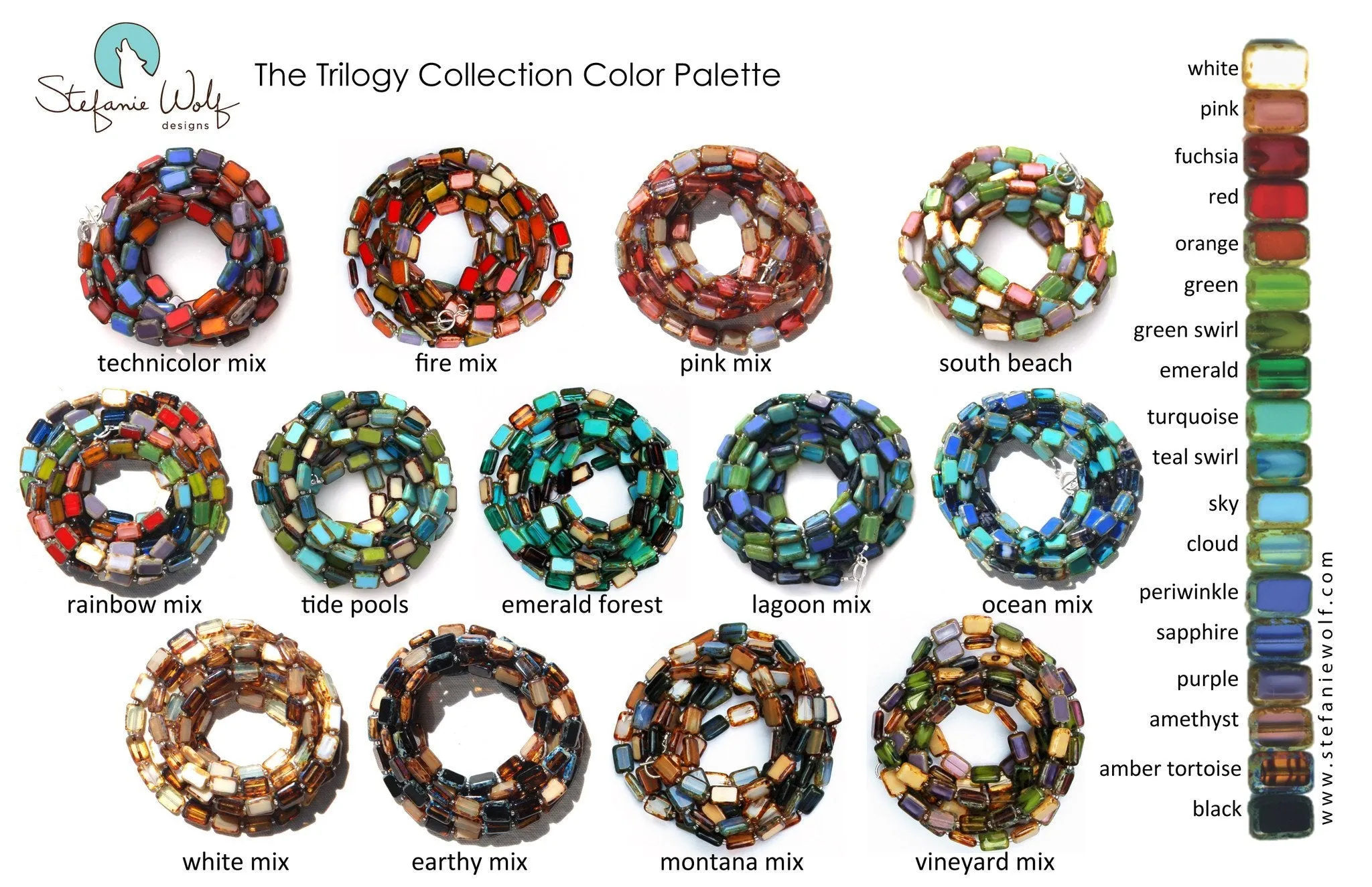 3-Strand Necklace, Trilogy