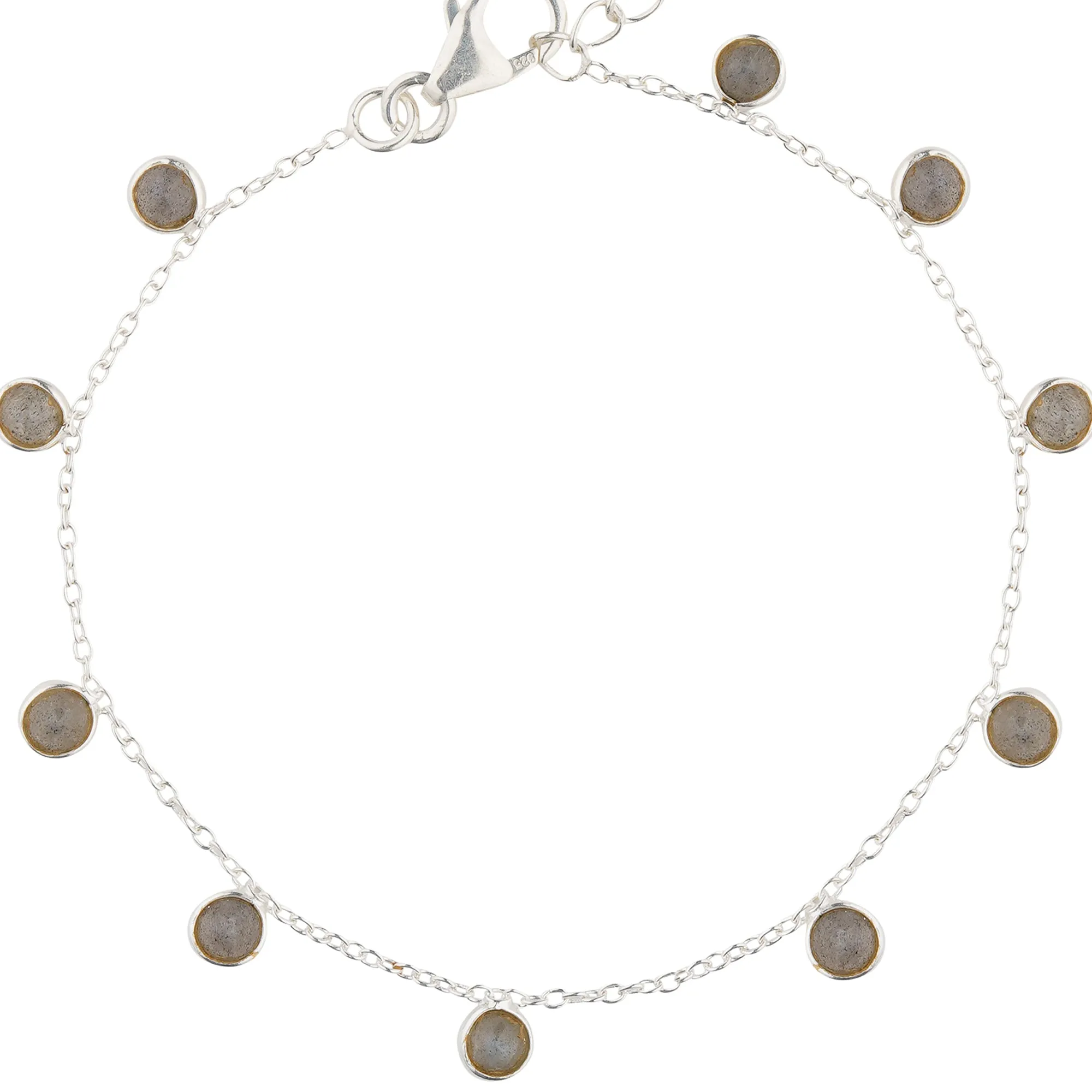 925 Sterling Silver Bracelet - Onyx Stone