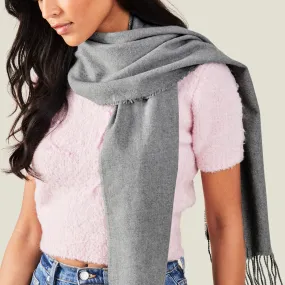 Accessorize London Women's Super-Soft Scarf Grey