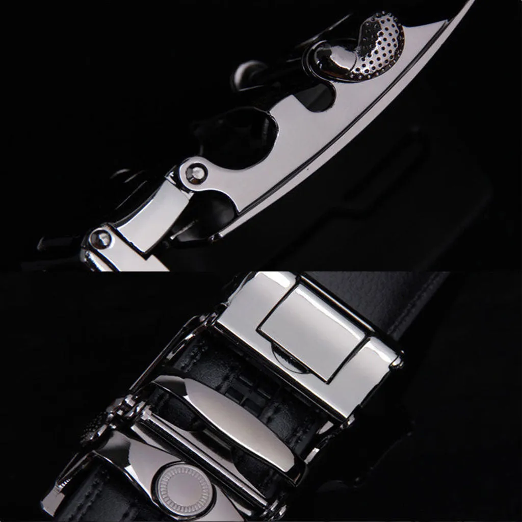 Adjustable Leather Belt Auto locking Buckle 101C