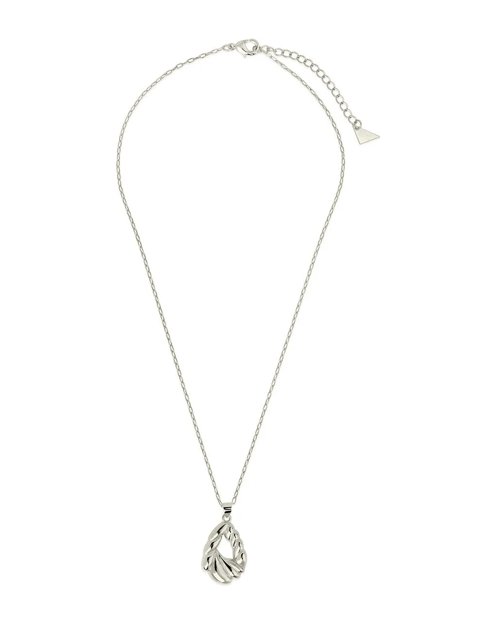 Alouette Textured Pendant Necklace