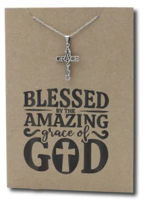 Amazing Grace Pendant & Chain - Card 484