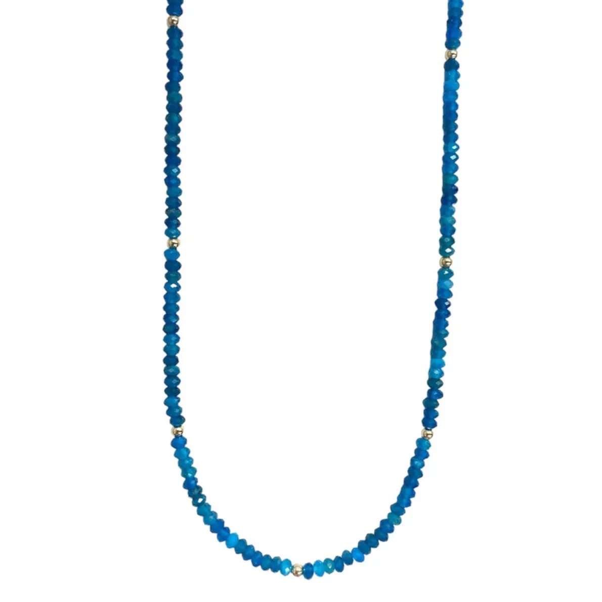 Apatite Beaded Necklace