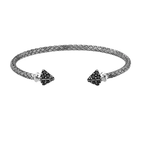 Arrow Cuff Bracelet - Silver