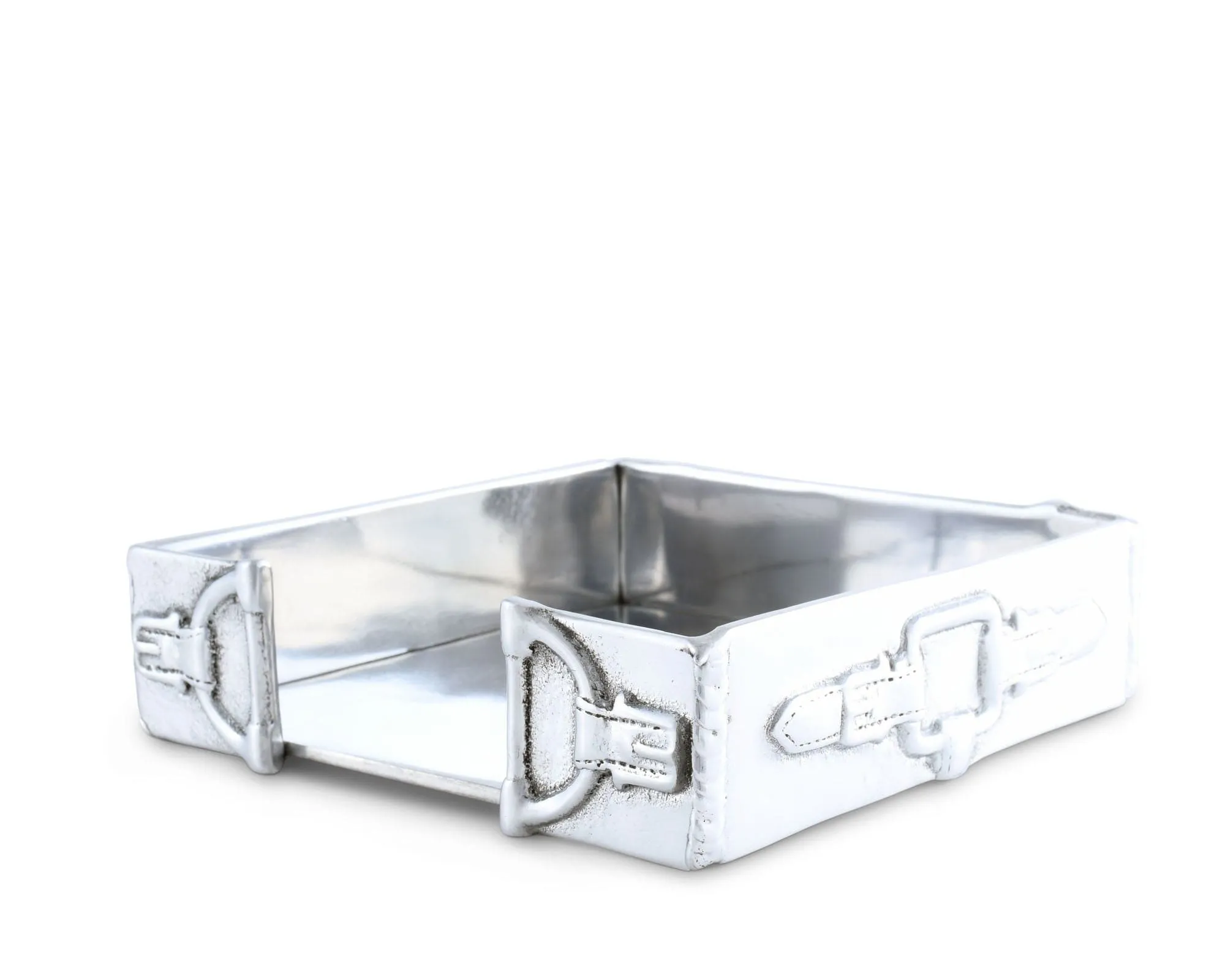 Arthur Court Equestrian Snaffle Accent Cocktail Napkin Box