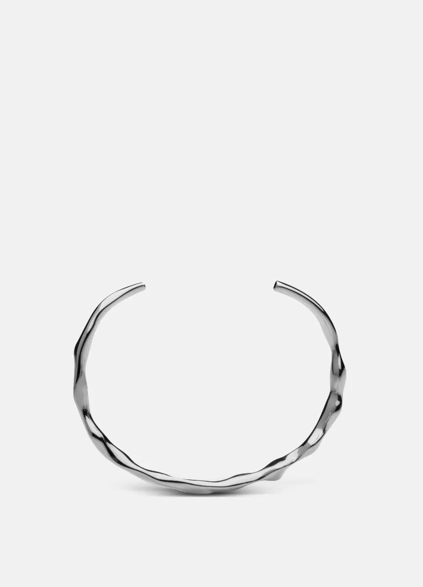 Bangle | Chunky Petit Cuff | Silver Plated