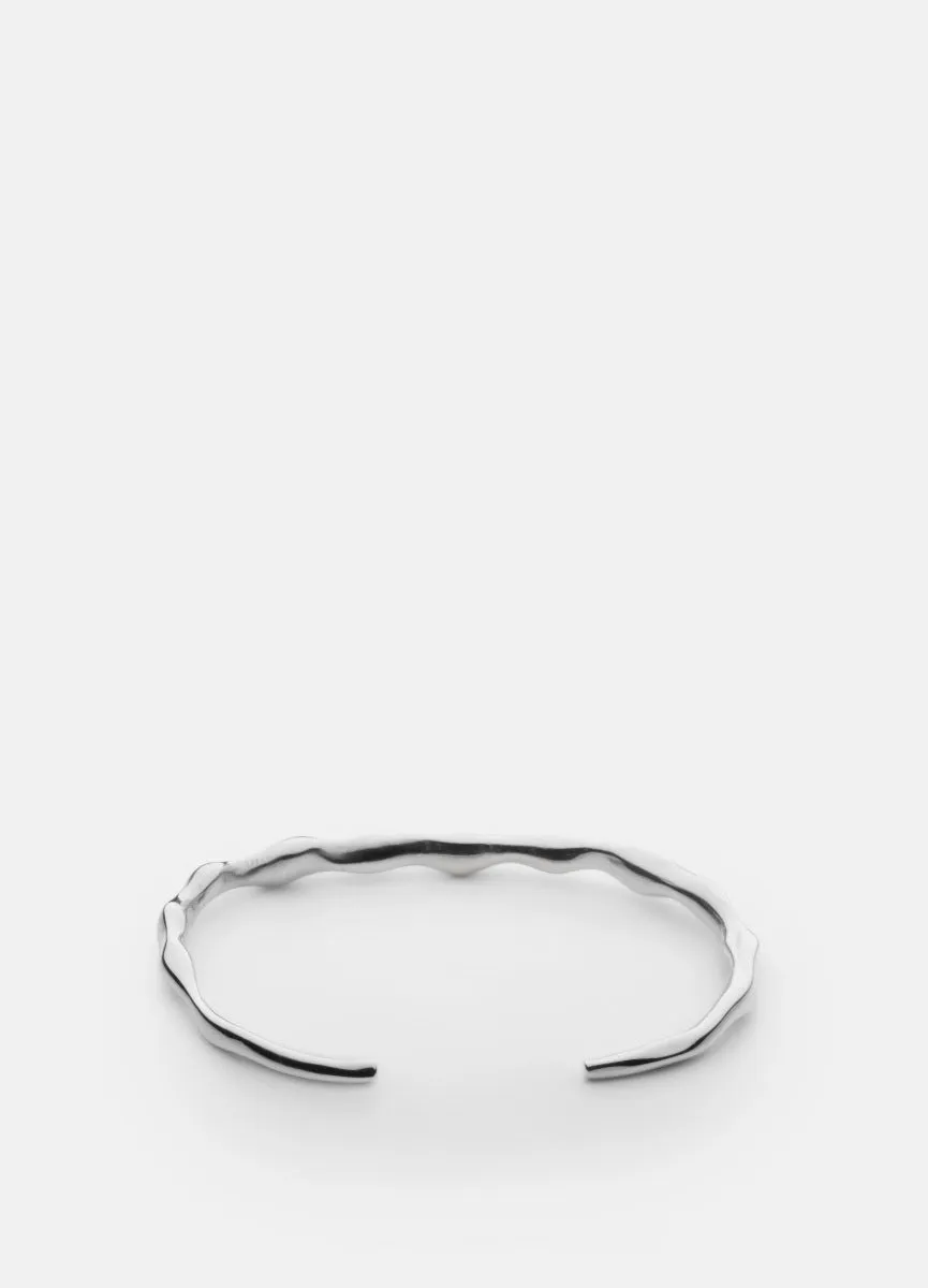 Bangle | Chunky Petit Cuff | Silver Plated