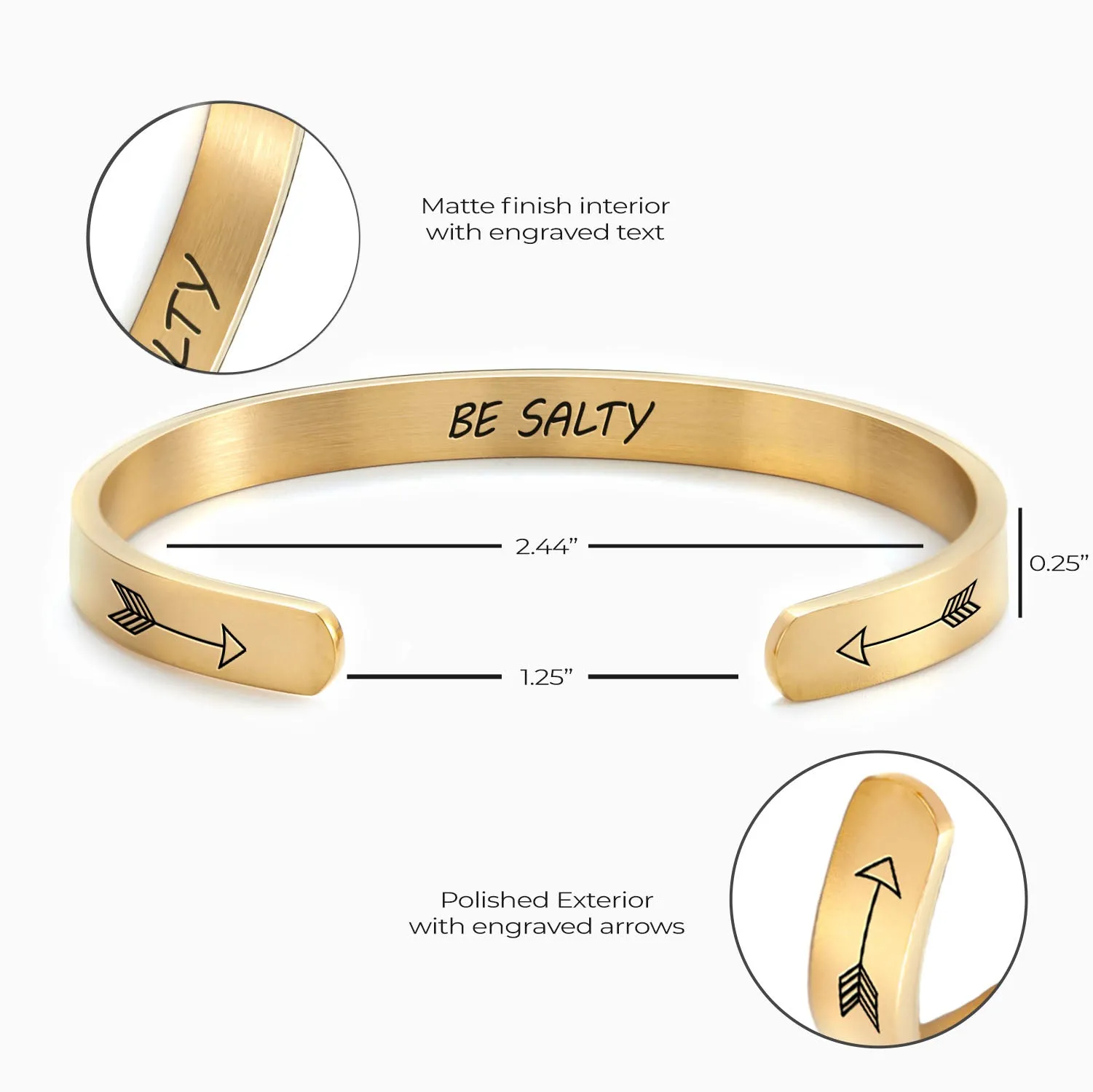 Be Salty Cuff Bracelet
