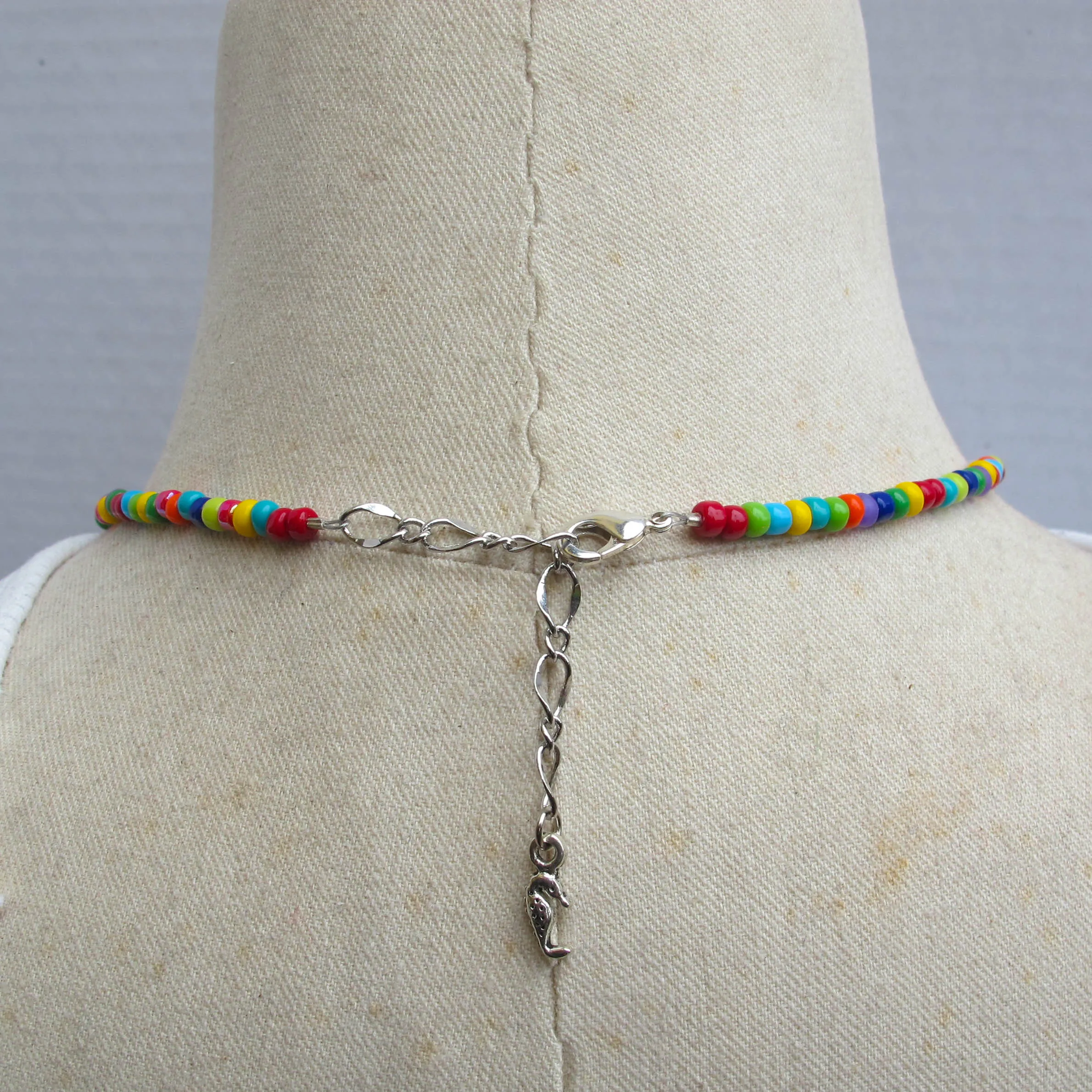 Beaded Menagerie Necklace (click for color & size choices)