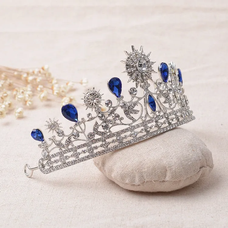 Beaming Luxury Sun & Stars Crown