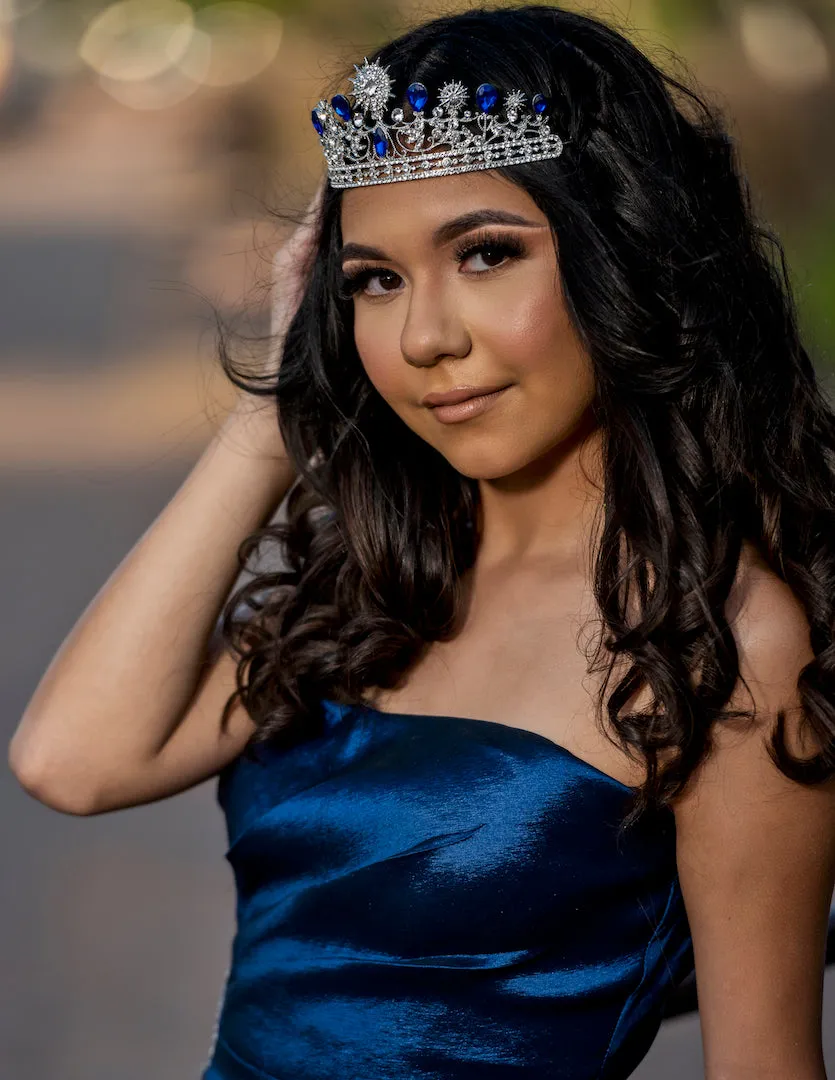 Beaming Luxury Sun & Stars Crown