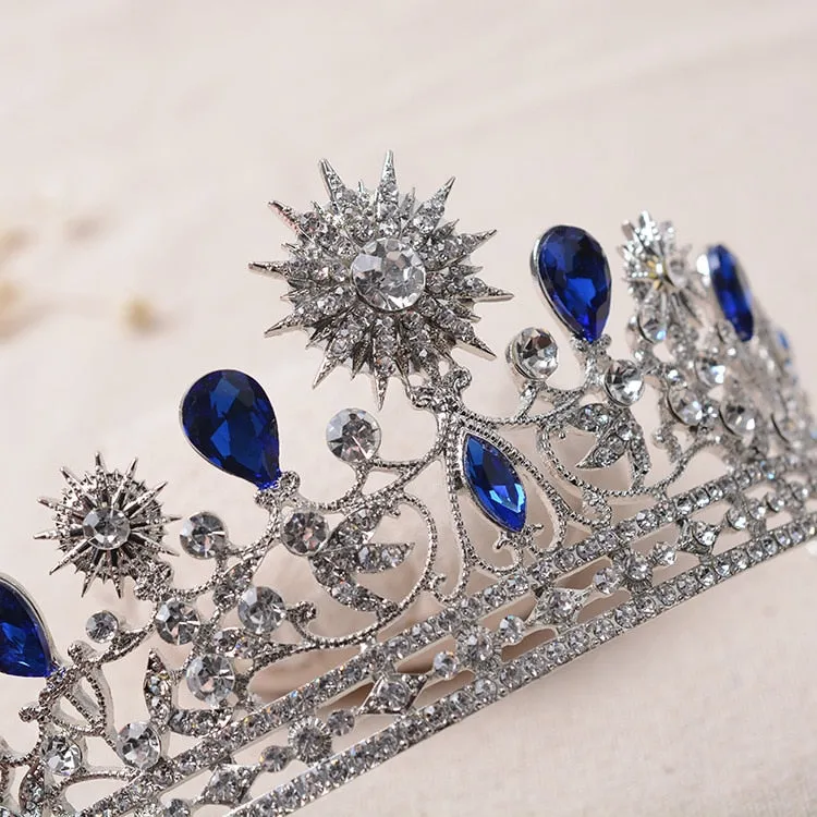 Beaming Luxury Sun & Stars Crown