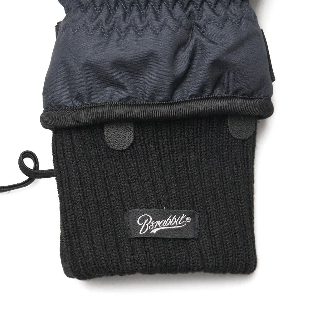 BOMB TIGER RABBIT ZIPPER POCKET GLOVE NAVY