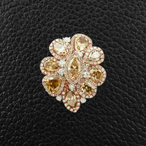 Brown Diamond Cocktail Ring