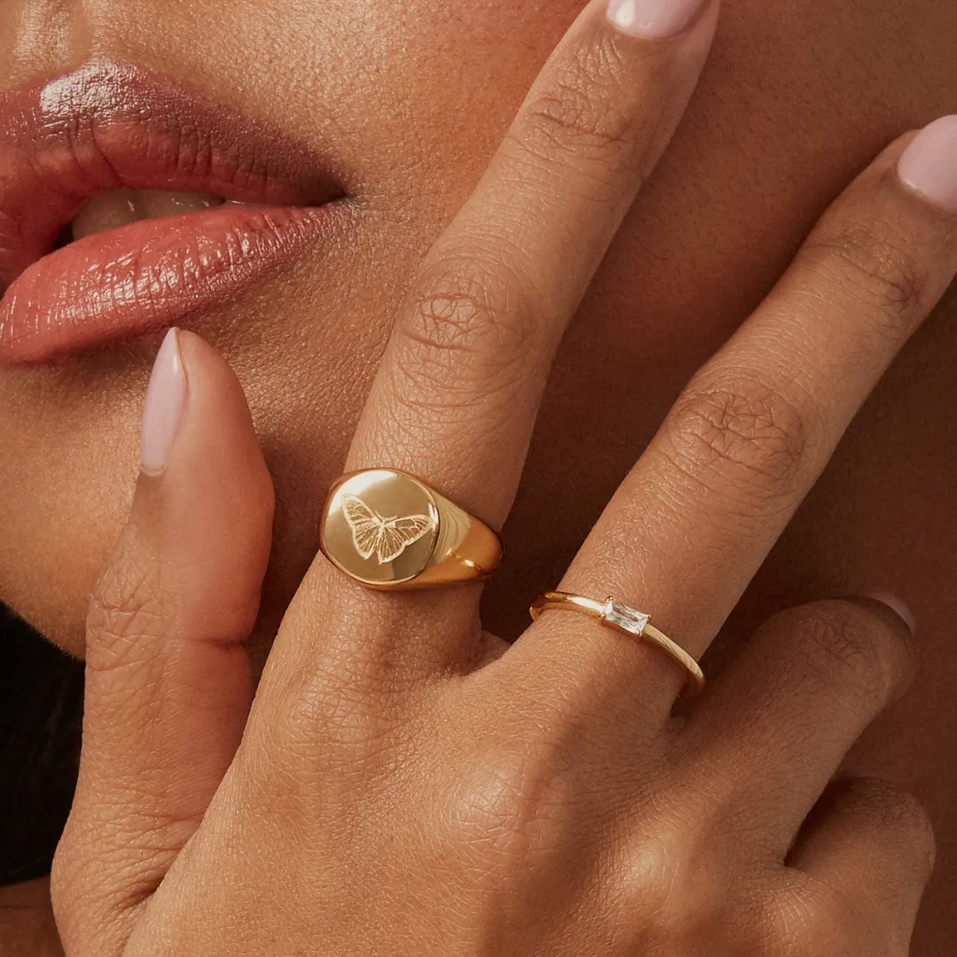 Butterfly Ring - Gold