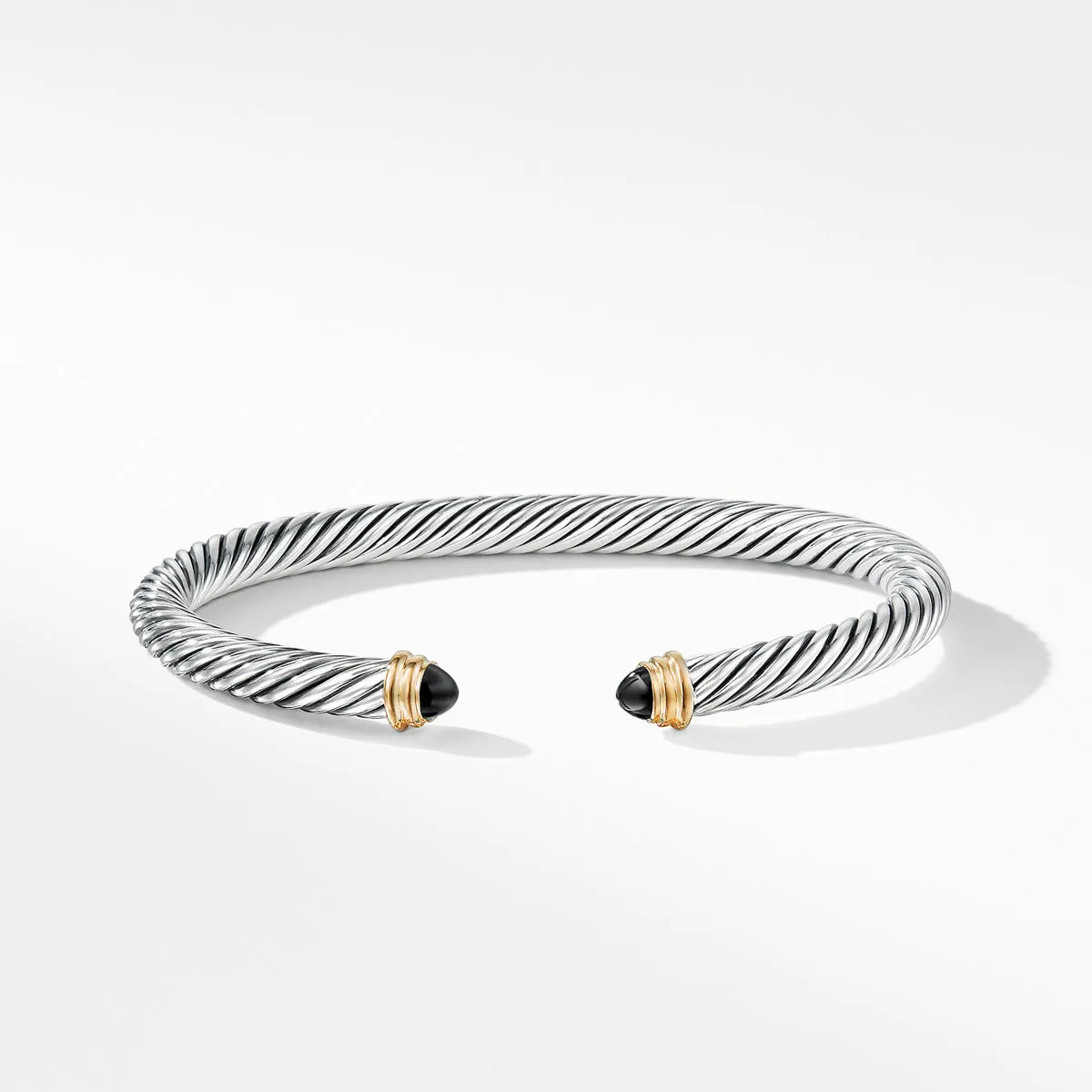 Cable Classics Bracelet with Black Onyx and Gold