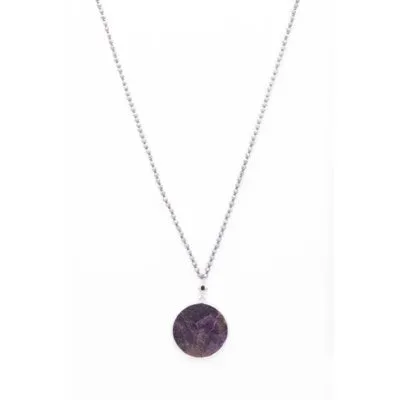 Caracol Necklace 1559-PUR-S