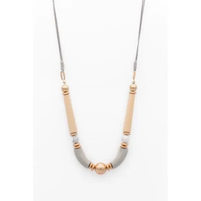 Caracol Necklace 1626-GRY-S