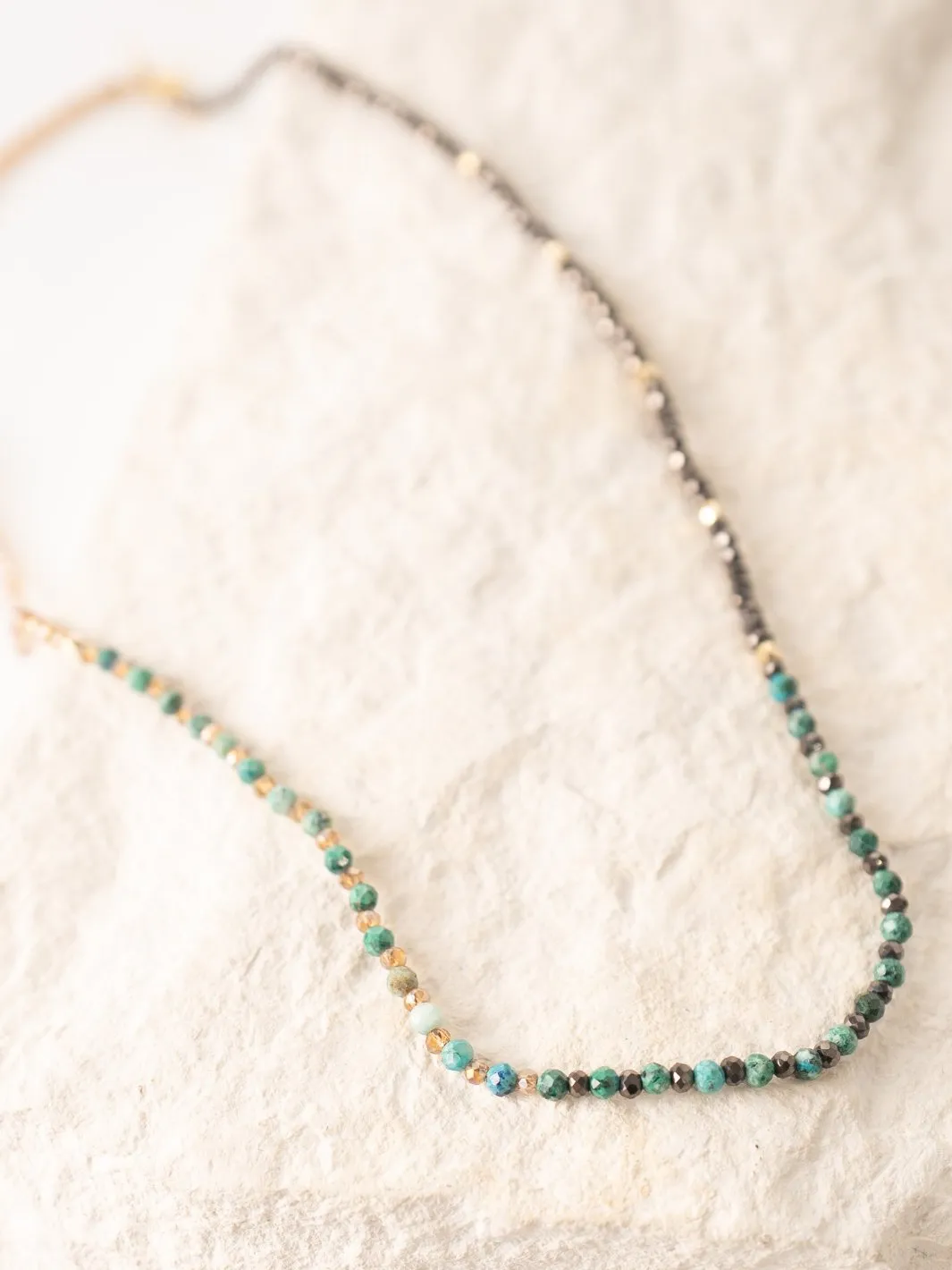 Chrysocolla Necklace and Bracelet
