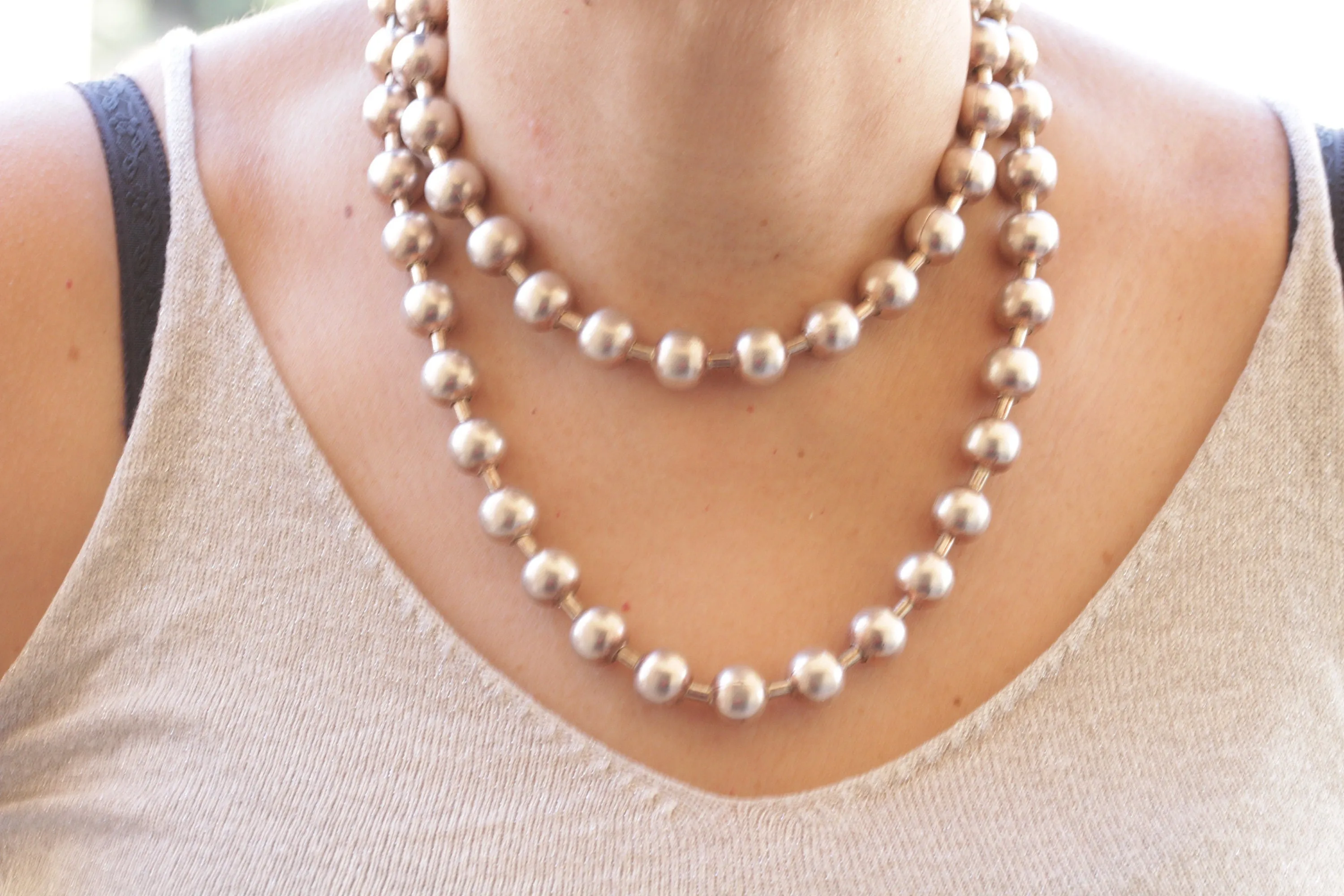 CHUNKY SILVER NECKLACE