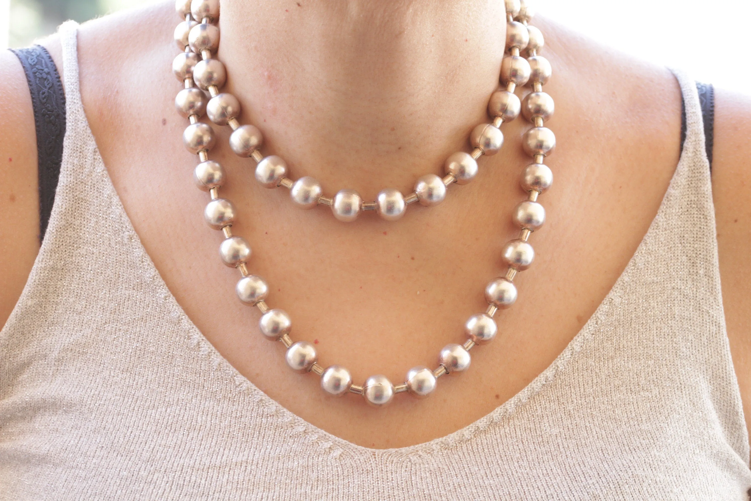 CHUNKY SILVER NECKLACE