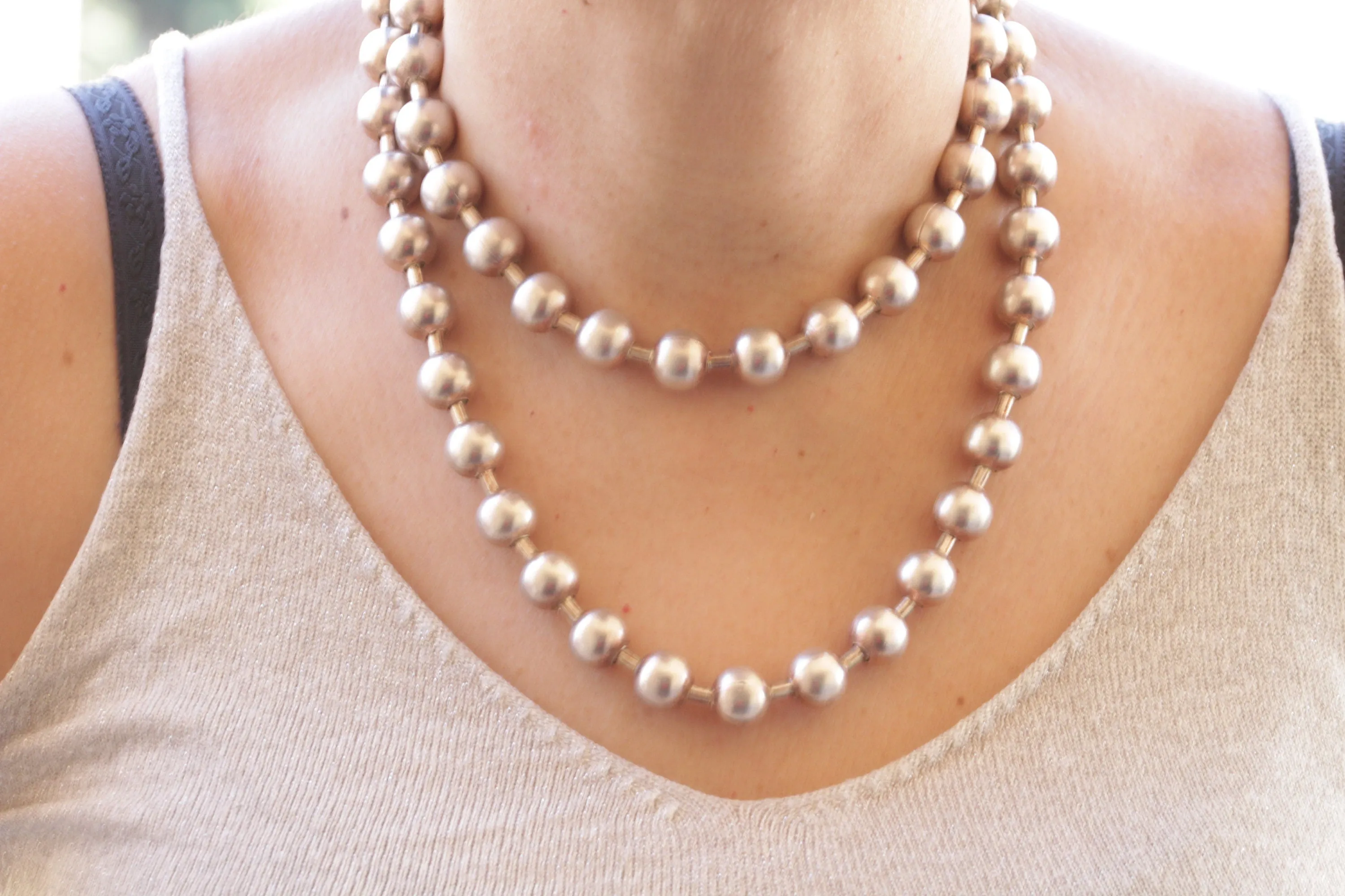 CHUNKY SILVER NECKLACE