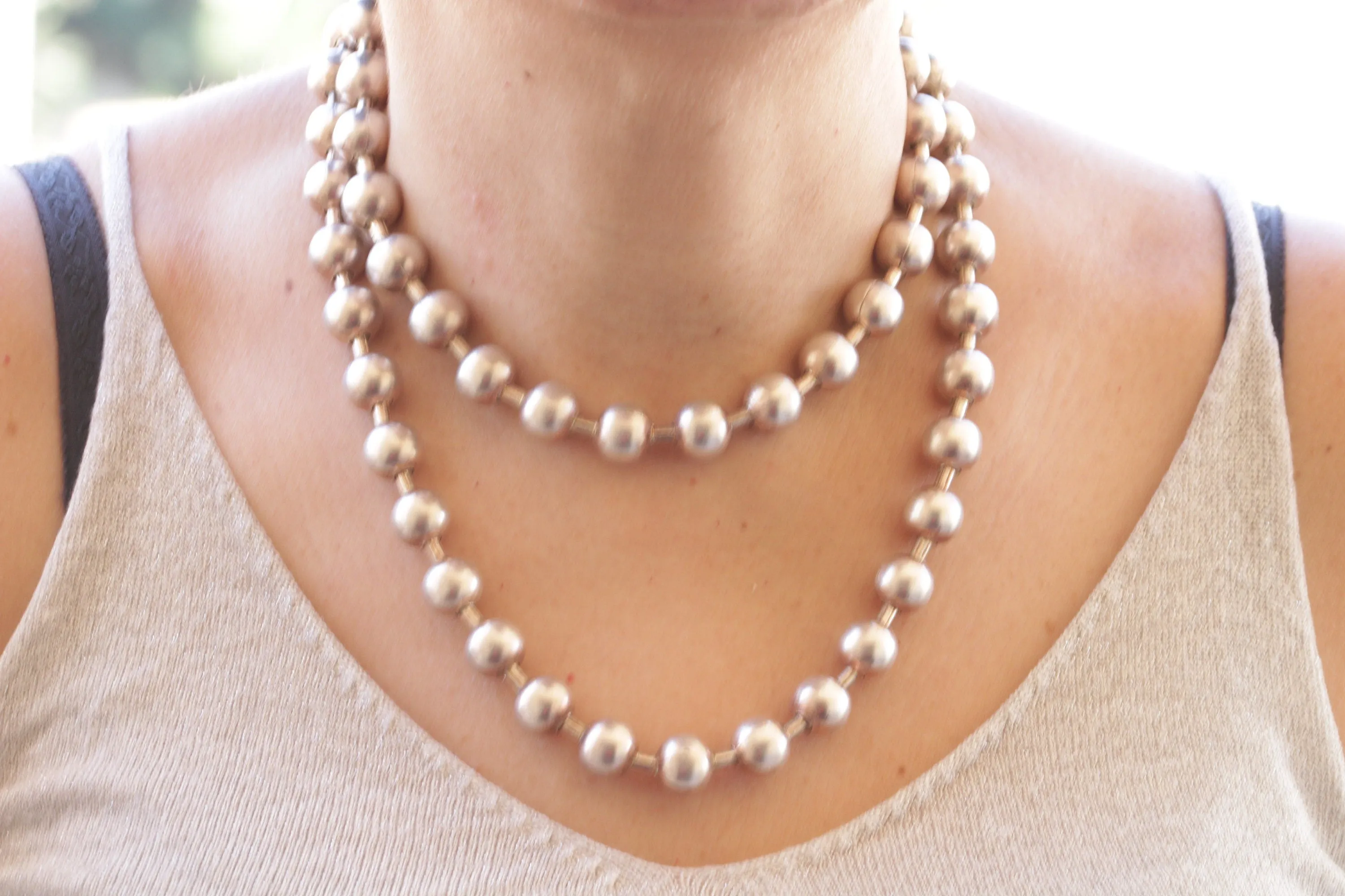 CHUNKY SILVER NECKLACE