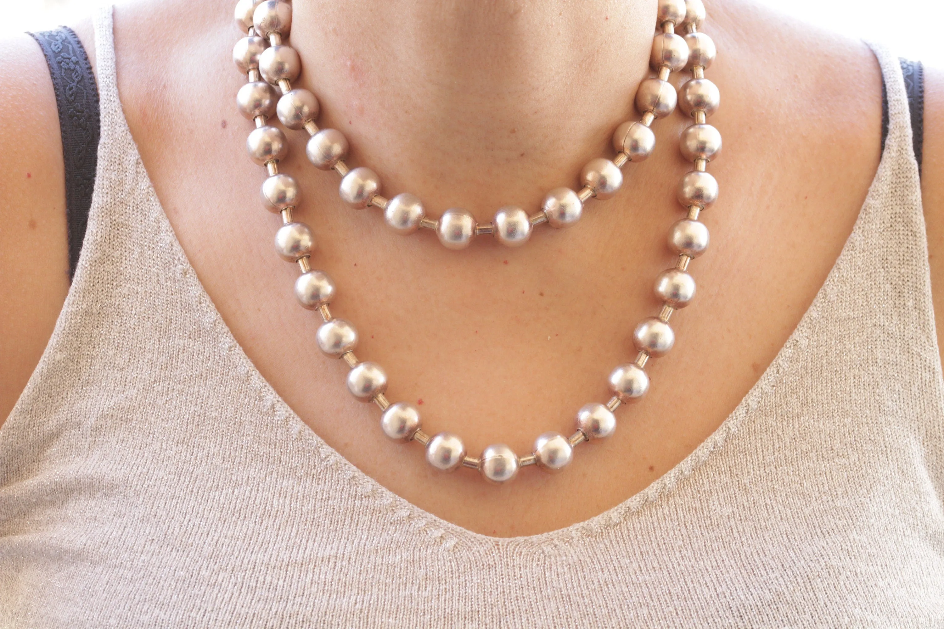 CHUNKY SILVER NECKLACE