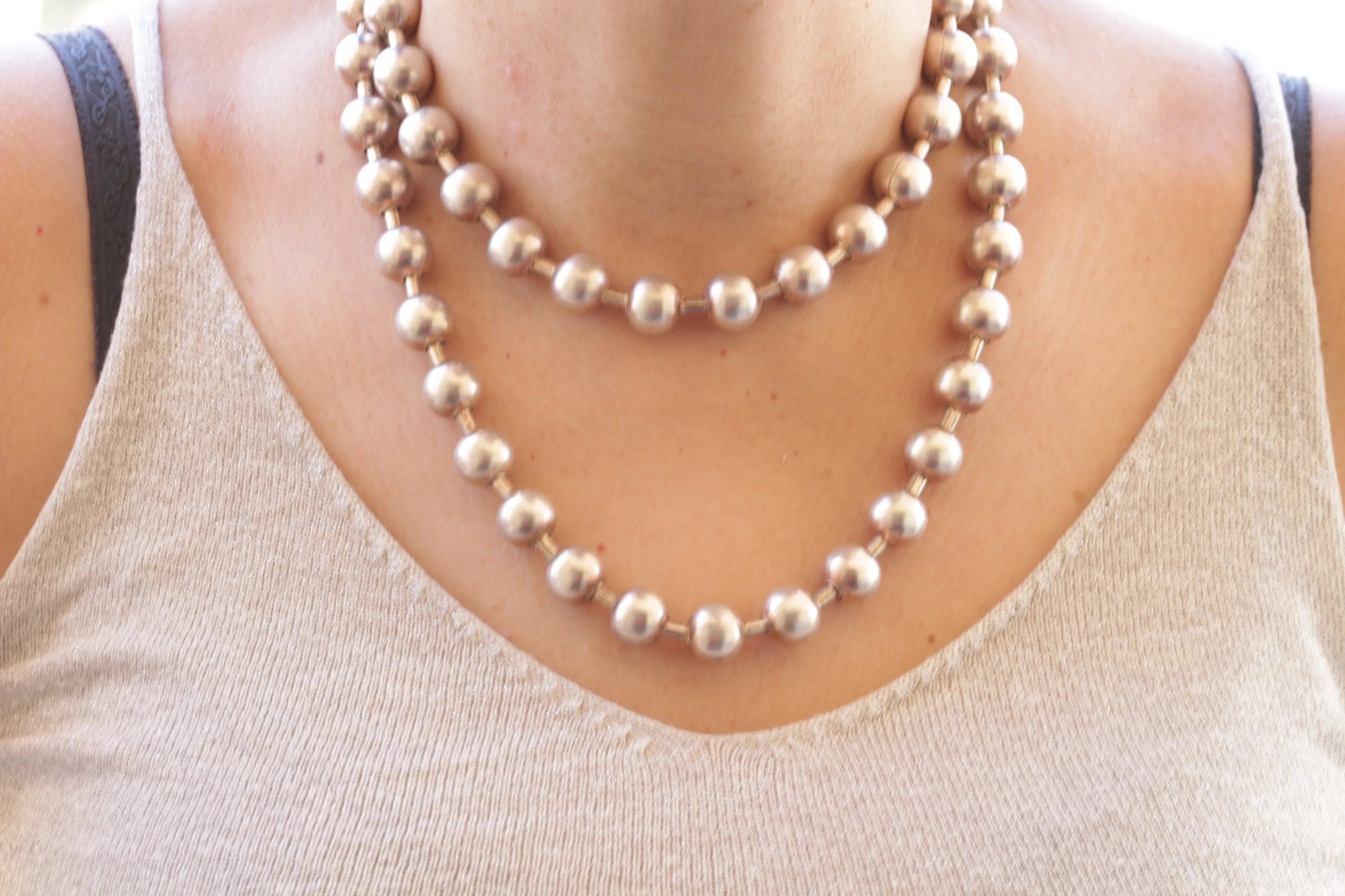 CHUNKY SILVER NECKLACE