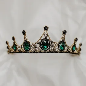 Cindy's Tiara in Green & Gold