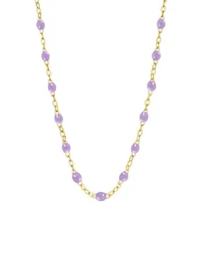 Classic Gigi Lilac Yellow Gold Necklace