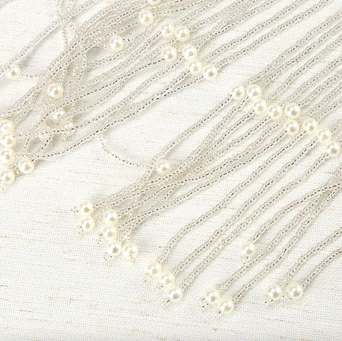 Cleopatra Pearl Tassel Headpiece