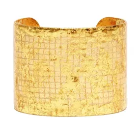 Copenhagen Cuff 2" Gold Cuff - VO133